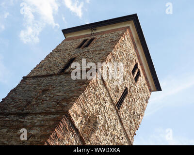 COLCHESTER, ESSEX - 11 AOÛT 2018 : l'église saxonne de la Sainte Trinité. Banque D'Images