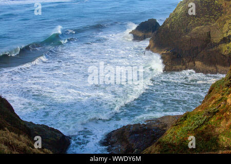 Dead Mans Cove, Île Déception, Long Beach, Wa Banque D'Images