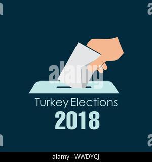 Élection de la Turquie (AKP, CHP, MHP, BBP, sp, iyi) Vector Travailler Illustration de Vecteur