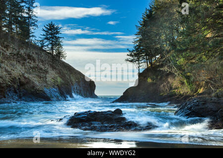 Dead Mans Cove, Île Déception, Long Beach, Wa Banque D'Images