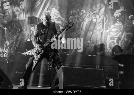 14 septembre 2019, Chicago, Illinois, États-Unis : KERRY KING de Slayer pendant l'ÉMEUTE Fest Festival de musique au Douglas Park à Chicago, Illinois (crédit Image : © Daniel DeSlover/Zuma sur le fil) Banque D'Images