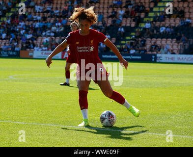 Londres, Royaume Uni Inited. 15 Sep, 2019. LONDON, Royaume-uni le 15 septembre. Jade Bailey de Liverpool au cours de la Barclays FA Women's Super League entre Tottenham Hotspur et Liverpool au stade de la Ruche, Londres, Royaume-Uni le 15 septembre 2019 : Crédit photo Action Sport/Alamy Live News Banque D'Images