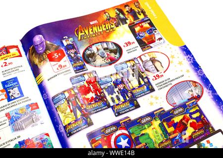 View of a Toy Catalogue Sale Banque D'Images