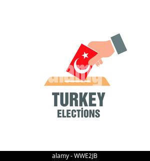 Élection de la Turquie (AKP, CHP, MHP, BBP, sp, iyi) Vector Travailler Illustration de Vecteur