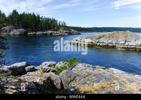 Smuggler Cove Marine Provincial Park, Halfmoon Bay, Sunshine Coast, British Columbia, Canada Banque D'Images
