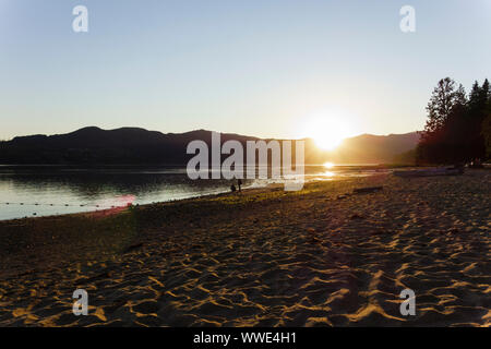 Le parc provincial Porpoise Bay, Sechelt, Sunshine Coast, British Columbia, Canada Banque D'Images