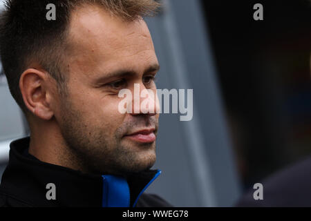 Derby, Royaume-Uni. 15 Sep, 2019. TF pilote Sport Jonny Adam au cours de la British GT GP de Donington Park à Donington Park, Derby, Angleterre le 15 septembre 2019. Photo par Jurek Biegus. Usage éditorial uniquement, licence requise pour un usage commercial. Aucune utilisation de pari, de jeux ou d'un seul club/ligue/dvd publications. Credit : UK Sports Photos Ltd/Alamy Live News Banque D'Images