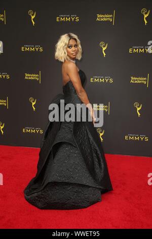 Los Angeles, Californie, USA. 15 Sep, 2019. Laverne Cox assiste à la 71e assemblée annuelle Primetime Creative Arts Emmy Awards, Jour 2 Crédit : Faye Sadou/media/Alamy Punch Live News Banque D'Images