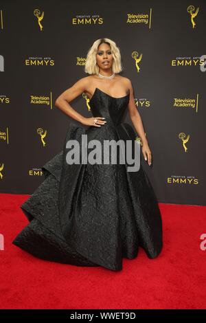 Los Angeles, Californie, USA. 15 Sep, 2019. Laverne Cox assiste à la 71e assemblée annuelle Primetime Creative Arts Emmy Awards, Jour 2 Crédit : Faye Sadou/media/Alamy Punch Live News Banque D'Images