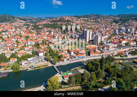 Uzice, ville de Serbie, Balkans, Europe Banque D'Images