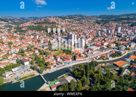 Uzice, ville de Serbie, Balkans, Europe Banque D'Images