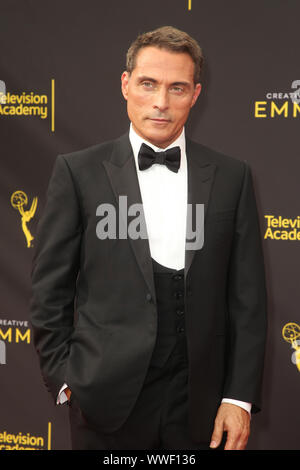 Los Angeles, Ca. 15 Sep, 2019. Rufus Sewell au jour 2 de la 71e assemblée annuelle Primetime Creative Arts Emmy Awards le 15 septembre 2019. Credit : Faye Sadou/media/Alamy Punch Live News Banque D'Images