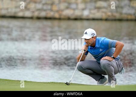 Badhoevedorp, Pays-Bas 15 Septembre, 2019. Sergio Garcia ESP gagne le KLM Open le 15 septembre 2019 à Badhoevedorp, Pays-Bas. Credit : Sander Chamid/SCS/AFLO/Alamy Live News Banque D'Images