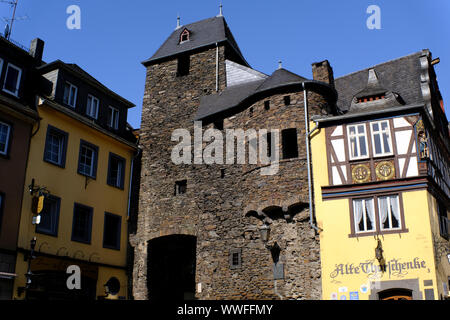 Street view en Cochem, Allemagne Banque D'Images