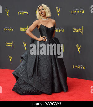 Los Angeles, United States. 15 Sep, 2019. Laverne Cox actrice assiste à la Creative Arts Emmy Awards lors du Microsoft Theatre de Los Angeles le Dimanche, Septembre 15, 2019. Photo par Jim Ruymen/UPI UPI : Crédit/Alamy Live News Banque D'Images