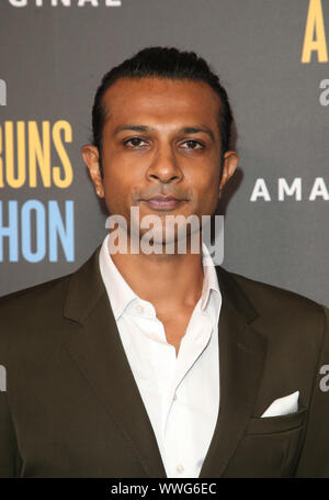 Première de "Amazon Studios Bretagne exécute un marathon : Utkarsh Ambudkar' Featuring Où : Los Angeles, California, United States Quand : 16 août 2019 Credit : FayesVision/WENN.com Banque D'Images