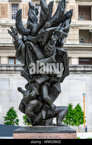 Nathan Rapoport 1964 - Monument commémoratif de l'Holocauste de six millions de martyrs juifs à l'Horwitz-Wasserman - Holocaust Memorial Plaza Banque D'Images