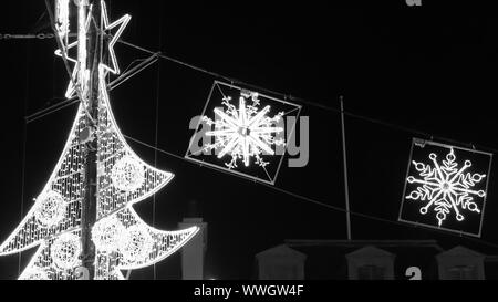 Les lumières de Noël à Glasgow Banque D'Images