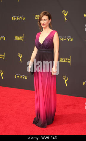 15 septembre 2019, Los Angeles, CA, USA : 15 septembre 2019 - Los Angeles, Californie - Maggie SIFF. 2019 Creative Arts Emmy Awards jour 2 au Microsoft Theater. Crédit photo : FSadou/AdMedia Banque D'Images