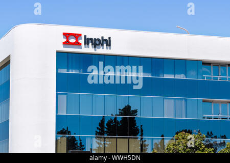 Sep 7, 2019 Santa Clara / CA / USA - Inphi AC dans la Silicon Valley ; Inphi Corporation est une entreprise américaine qui produit des signaux analogiques et mixtes semico Banque D'Images