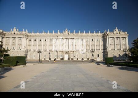 Palais royal le monument public à Madrid Espagne Banque D'Images