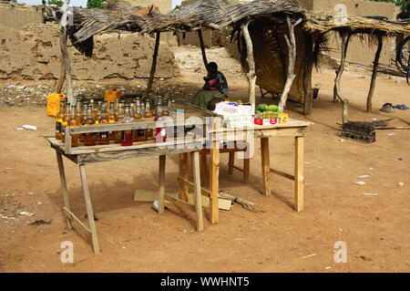 Market stall, Burkina Faso, Afrique Banque D'Images