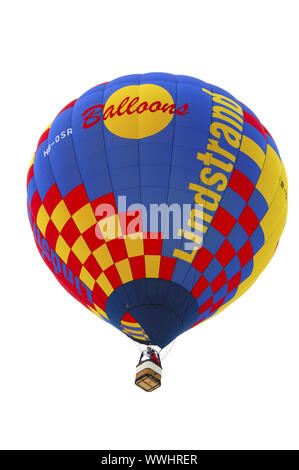 Lindstrand hot air ballon en vol Banque D'Images