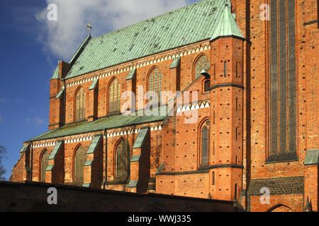 Façade de la Cathédrale, Nienhagen Ostseebad Kühlungsborn Banque D'Images