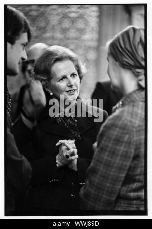 Margaret Hilda Thatcher, la Baronne Thatcher, également connu sous le nom de la Dame de fer était un stateswoman britannique qui a servi comme Premier Ministre du Royaume-Uni de 1979 à 1990 et chef du parti conservateur de 1975 à 1990. Banque D'Images