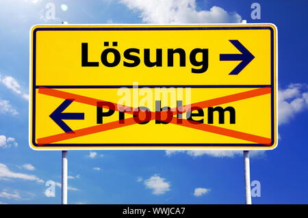 Trouver le chemin de votre entreprise concept solution Banque D'Images