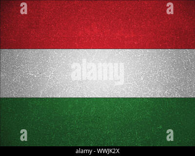 Drapeau de la Hongrie, l'arrière-plan, la texture Banque D'Images