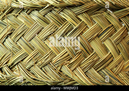 Sparterie grass texture panier artisanat artisanat traditionnel de l'Espagne Banque D'Images