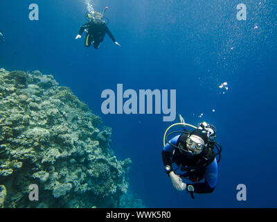 Trou Bleu / Dahab Banque D'Images