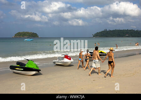 Motomarines, Kata Beach, Phuket, Thailand Banque D'Images