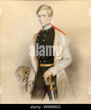 L'archiduc Ferdinand Maximilien d'Autriche (1832-1867), 1850. Collection privée. Banque D'Images