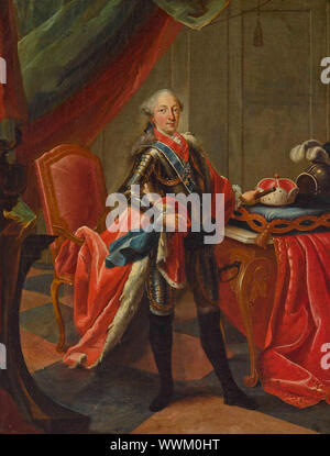 Portrait de Maximilien III Joseph (1727-1777), électeur de Bavière. Collection privée. Banque D'Images