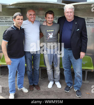 Altin Lala Martin,Genre,Szabolcs Huszti et Dieter Schatzschneider (Hannover 96) Banque D'Images