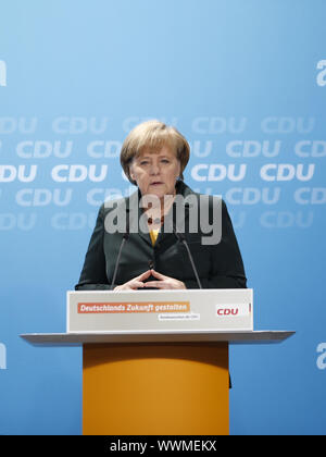 La CDU de Merkel et discuté du contrat de coalition à Berlin Banque D'Images