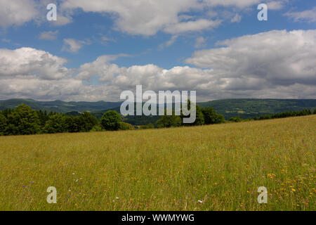 NSG Black Mountains, Rhön Bavaroise Banque D'Images