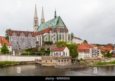 Paroisse Protestante Eglise Saint Pierre et Paul Görlitz Banque D'Images