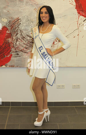 Mlle El Salvadore 2014 Maria Cristina Fernandez-World-Finale Miss-Intercontinental.43 Magdeburg 2014 Banque D'Images