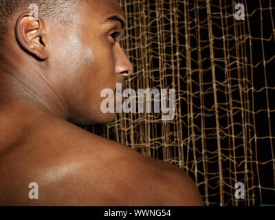 La African American Man Banque D'Images