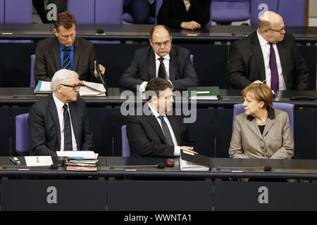 97e Session du Bundestag allemand -consultation du gouvernement fédéral allemand Banque D'Images