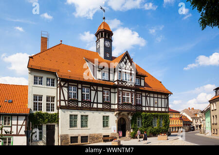 Hôtel de ville de Gernrode Banque D'Images