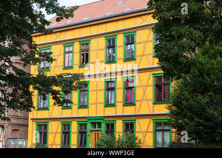 Halberstadt maison à colombages Banque D'Images