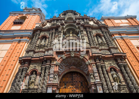 Basilica de Nuestra Senora de la Merced, Lima, Pérou Banque D'Images