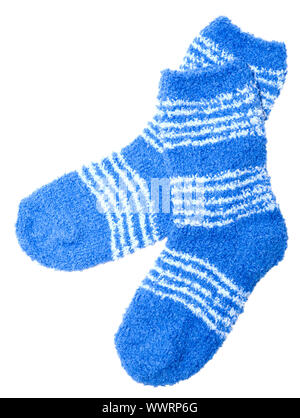 Chaussettes Bleu Banque D'Images