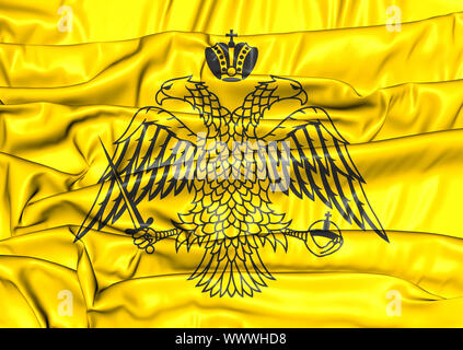 Pavillon de l'Église grecque orthodoxe. 3D Illustration. Banque D'Images