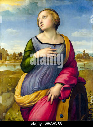 Raphael, Sainte Catherine d'Alexandrie, portrait, vers 1507 Banque D'Images