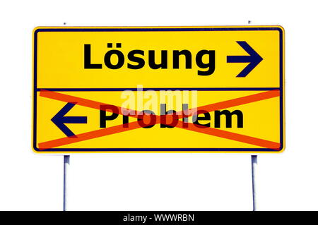 Trouver le chemin de votre entreprise concept solution Banque D'Images